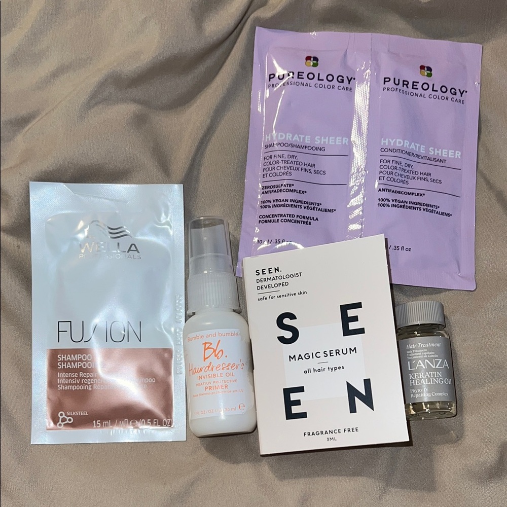 New 5pc Luxury Hair Travel Size bundle